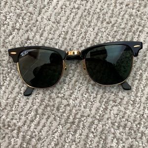 Rayban Clubmasters Black Sunglasses